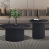 Salontafel 'Lagos' 50 cm Rond Decor Donkerbruin (2c) - Afbeelding 2
