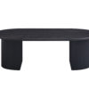 Salontafel 'Lagos' 120 cm Ovaal Decor Donkerbruin - Afbeelding 2