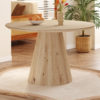 Tafel 'Tigo' 120 cm Rond Decor Oude eik - Afbeelding 2