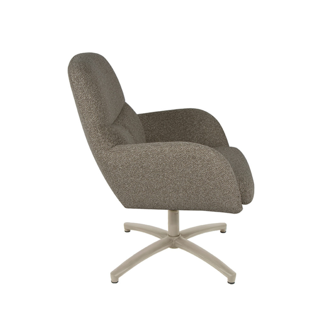 LABEL51 Fauteuil Chill Zone - Truffel grijs - Boucle - Afbeelding 3
