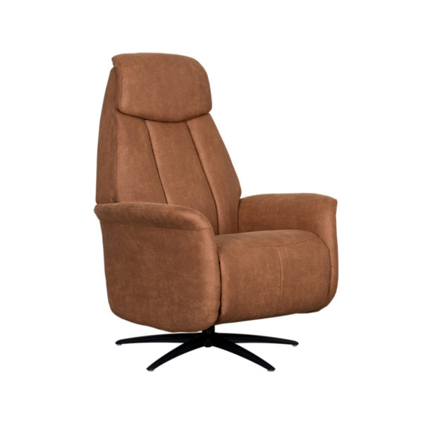 LABEL51 Fauteuil Oslo - Cognac - Micro Suede - Afbeelding 3