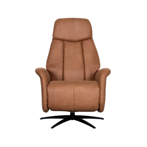 LABEL51 Fauteuil Oslo - Cognac - Micro Suede - Afbeelding 5