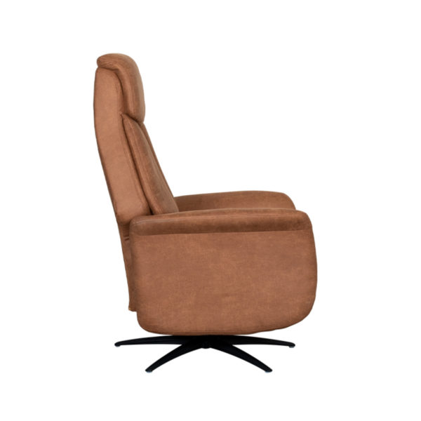 LABEL51 Fauteuil Oslo - Cognac - Micro Suede - Afbeelding 6