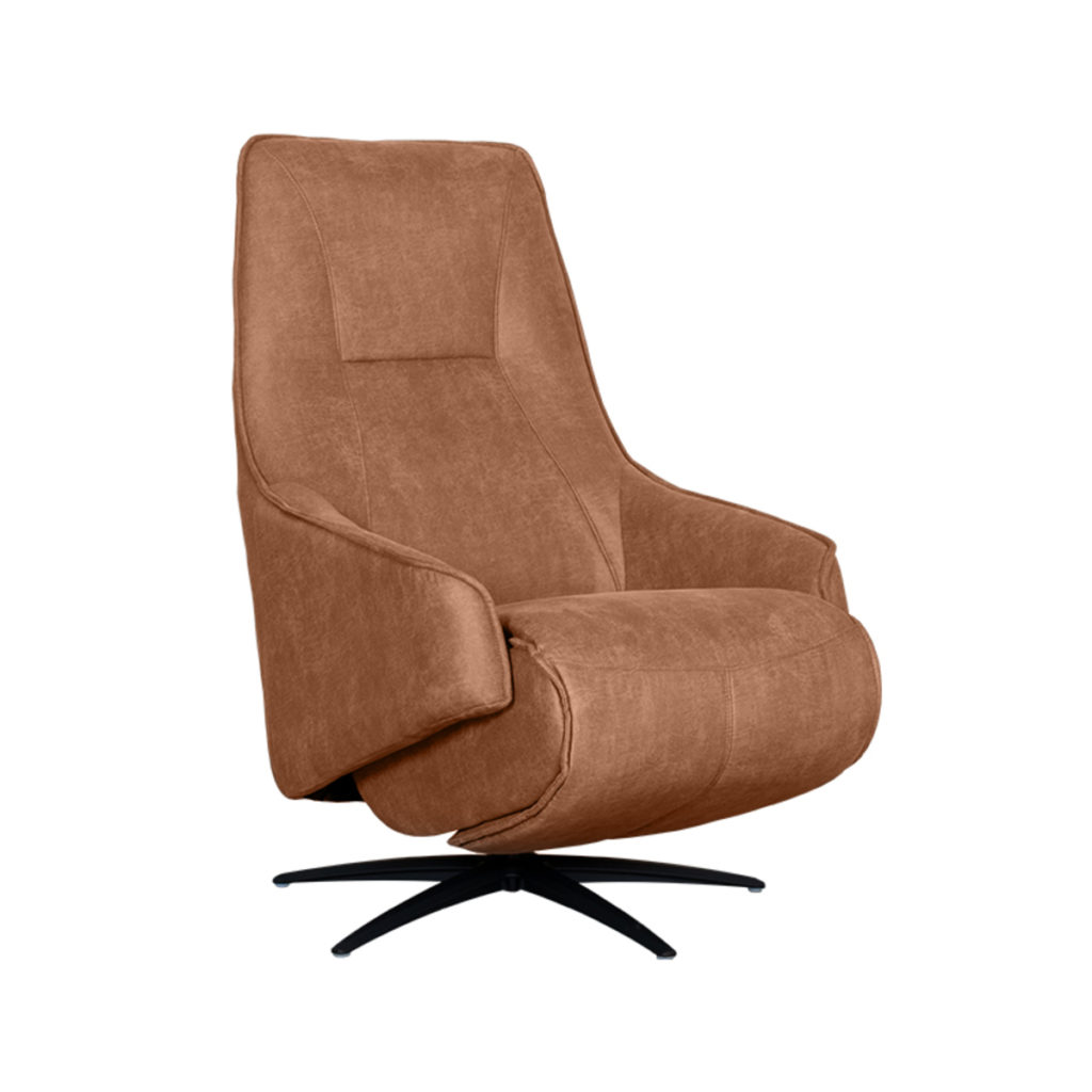 LABEL51 Fauteuil Odense - Cognac - Micro Suede - Afbeelding 2