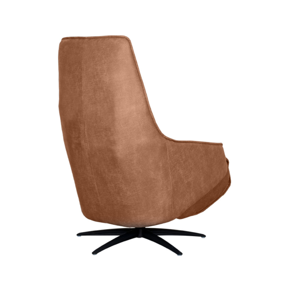 LABEL51 Fauteuil Odense - Cognac - Micro Suede - Afbeelding 6