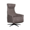 LABEL51 Fauteuil Lund - Taupe - Micro Suede - Afbeelding 2