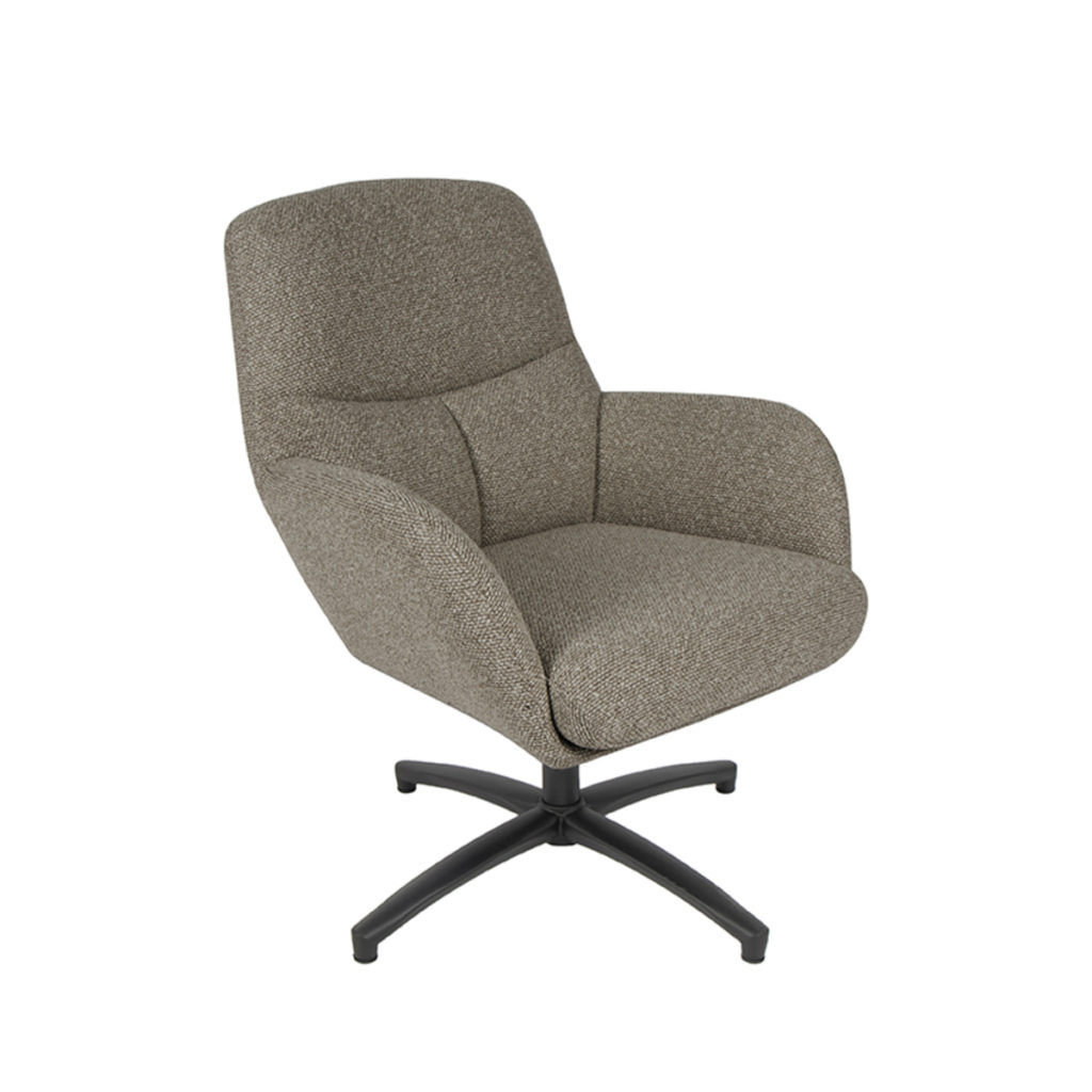 LABEL51 Fauteuil Chill Zone - Truffel grijs - Boucle - Afbeelding 2