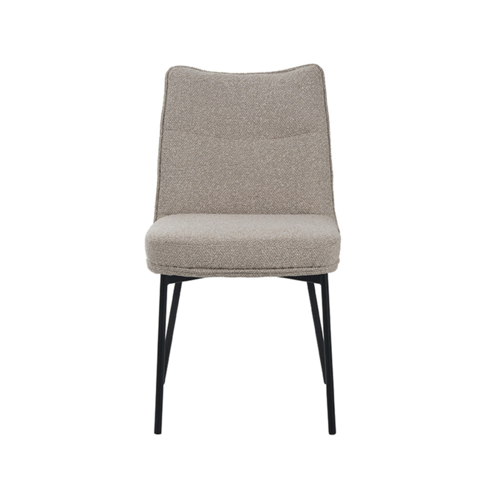 LABEL51 Eetkamerstoel Lennon - Naturel - Boucle - Afbeelding 2