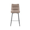 LABEL51 Eetkamerstoel Lennon - Taupe - Micro Suede - Afbeelding 2