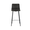 LABEL51 Barkruk Bistro - Antraciet - Micro Suede - Afbeelding 2