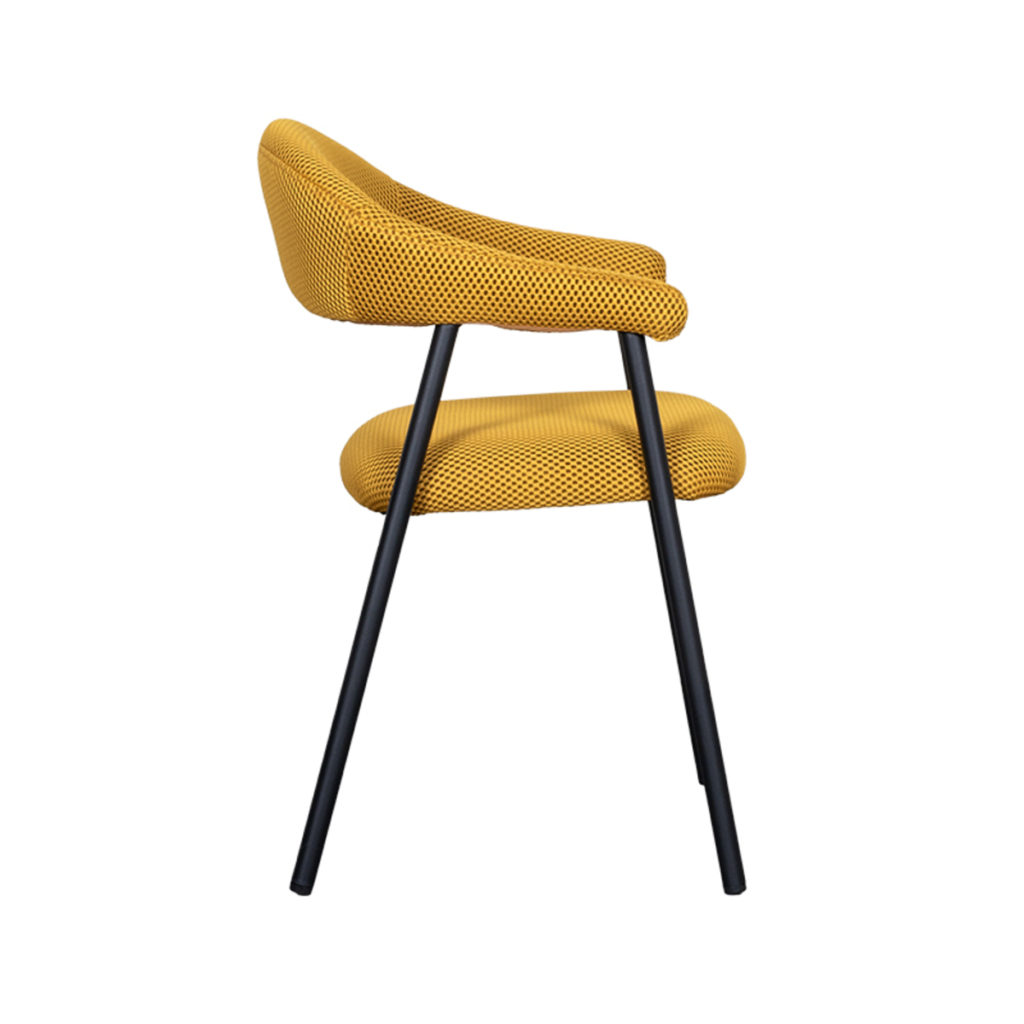 LABEL51 Eetkamerstoel Amaze - Oker - Breathe - Afbeelding 4