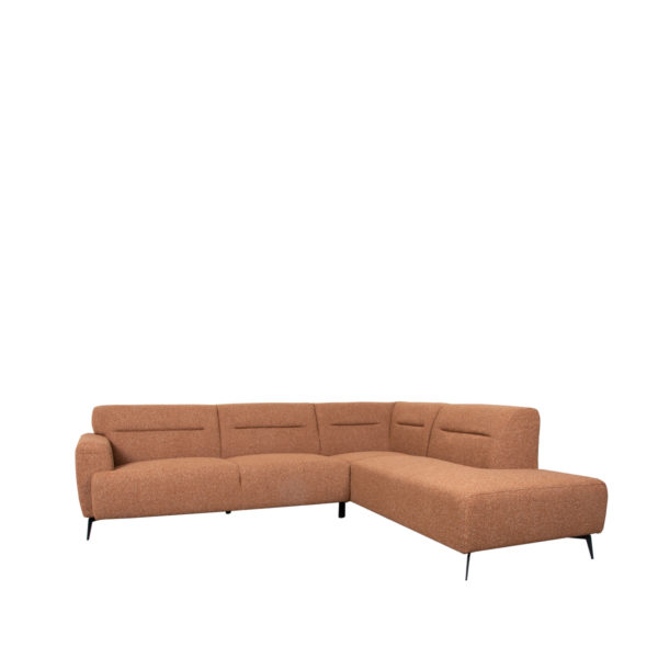 LABEL51 Hoekbank Bolzano - Coral - Boucle - Rechts - Afbeelding 3