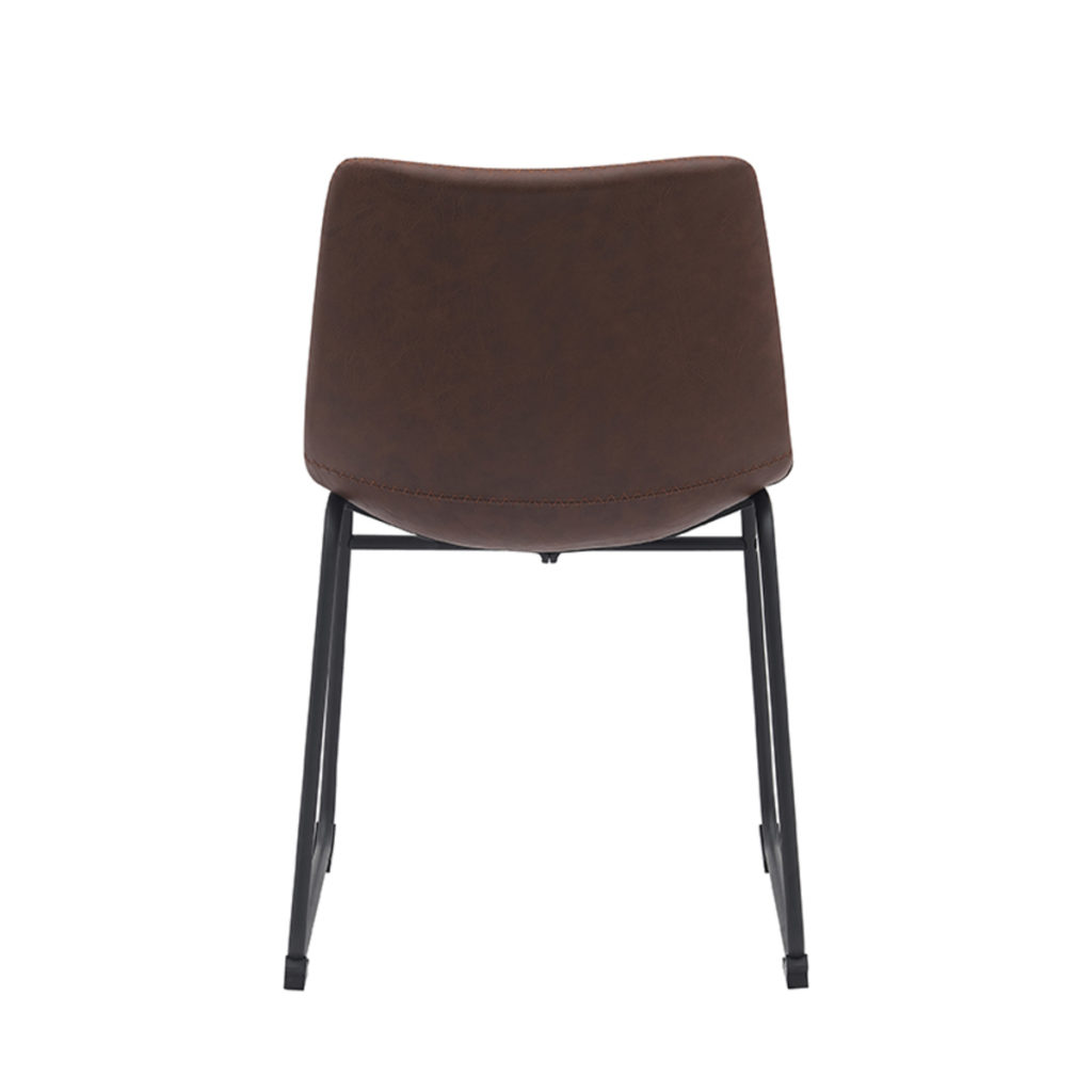 LABEL51 Eetkamerstoel Risto - Bruin - PU-Leder - Afbeelding 4
