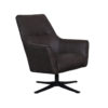 LABEL51 Fauteuil Tod - Antraciet - Micro Suede - Afbeelding 2