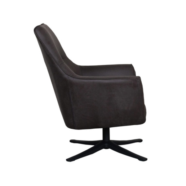 LABEL51 Fauteuil Tod - Antraciet - Micro Suede - Afbeelding 4