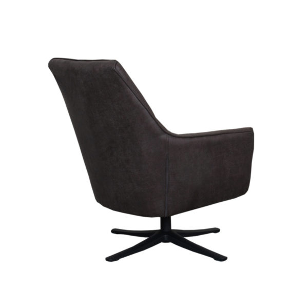 LABEL51 Fauteuil Tod - Antraciet - Micro Suede - Afbeelding 5