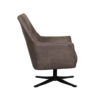 LABEL51 Fauteuil Tod - Taupe - Micro Suede - Afbeelding 4