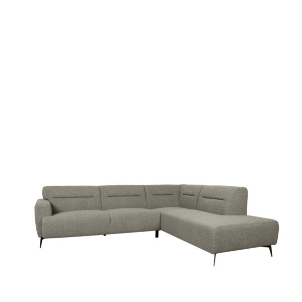 LABEL51 Hoekbank Bolzano - Truffel grijs - Boucle - Rechts - Afbeelding 2