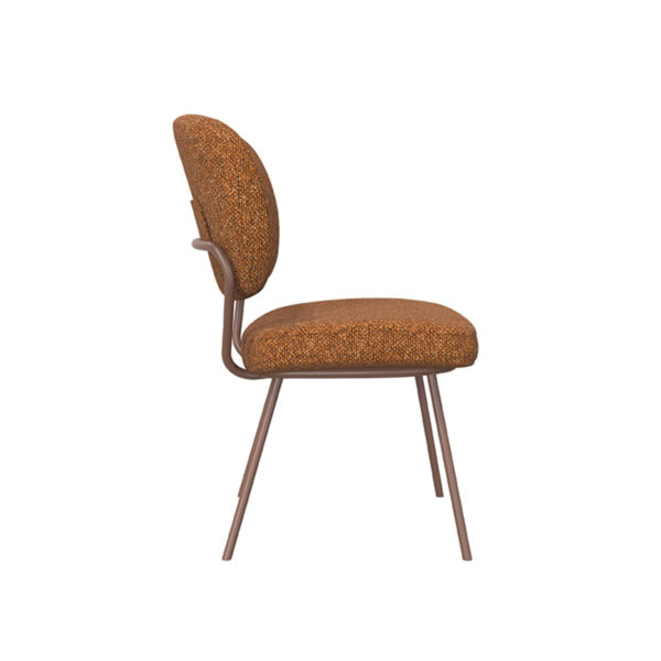 LABEL51 Eetkamerstoel Singapore - Coral - Boucle - Afbeelding 3