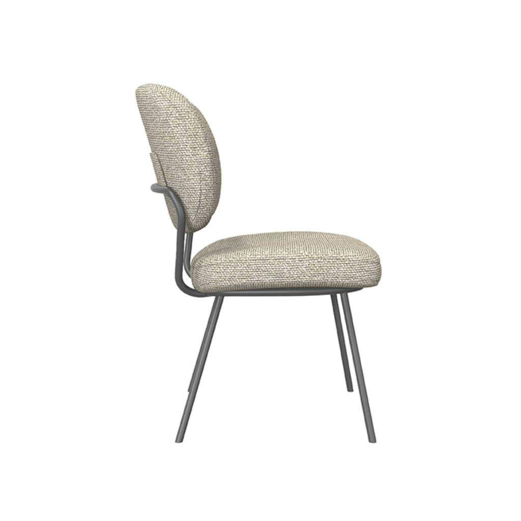 LABEL51 Eetkamerstoel Singapore - Naturel - Boucle - Afbeelding 3