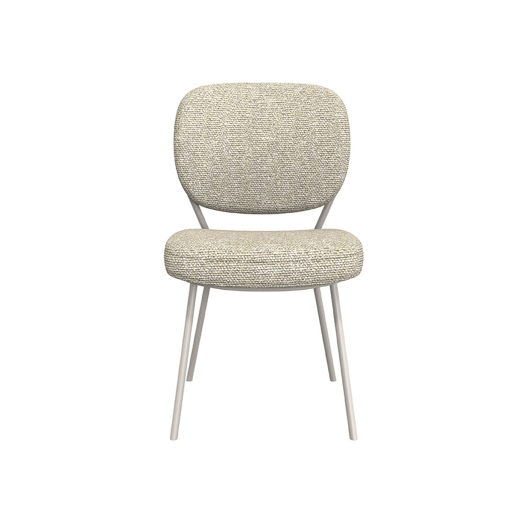 LABEL51 Eetkamerstoel Singapore - Naturel - Boucle - Afbeelding 2