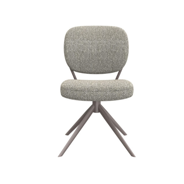 LABEL51 Eetkamerstoel Geneva - Truffel grijs - Boucle - Afbeelding 3
