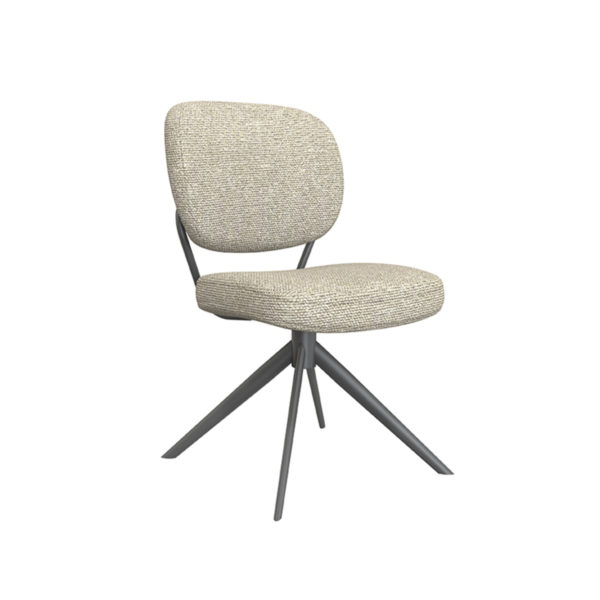 LABEL51 Eetkamerstoel Geneva - Naturel - Boucle - Afbeelding 2