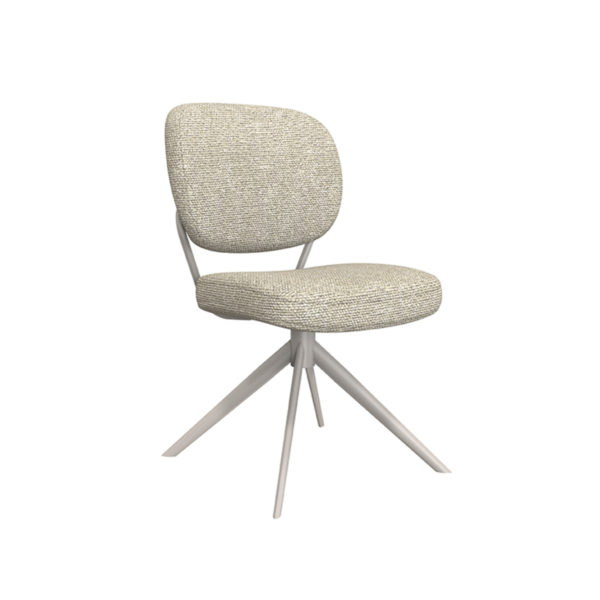LABEL51 Eetkamerstoel Geneva - Naturel - Boucle - Afbeelding 3