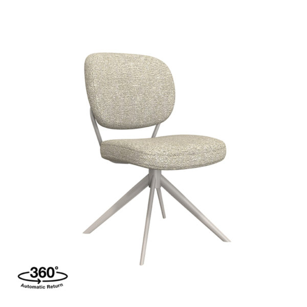 LABEL51 Eetkamerstoel Geneva - Naturel - Boucle - Afbeelding 2