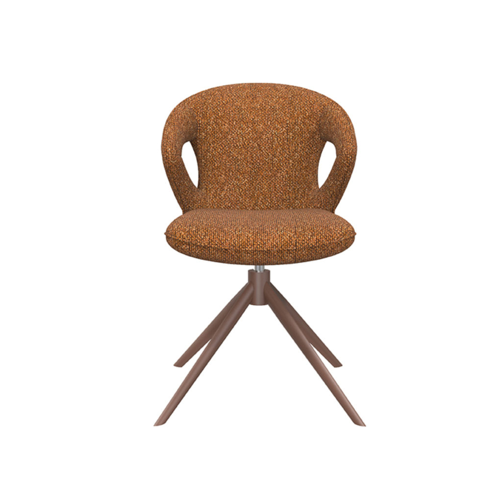 LABEL51 Eetkamerstoel Zurich - Coral - Boucle - Afbeelding 3