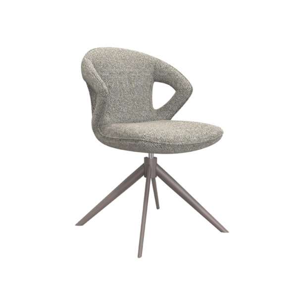 LABEL51 Eetkamerstoel Zurich - Truffel grijs - Boucle - Afbeelding 2