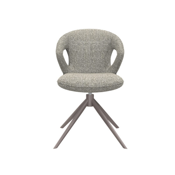 LABEL51 Eetkamerstoel Zurich - Truffel grijs - Boucle - Afbeelding 3
