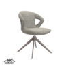 LABEL51 Eetkamerstoel Zurich - Truffel grijs - Boucle