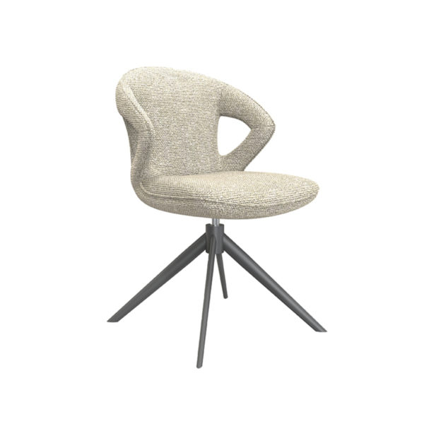 LABEL51 Eetkamerstoel Zurich - Naturel - Boucle - Afbeelding 2