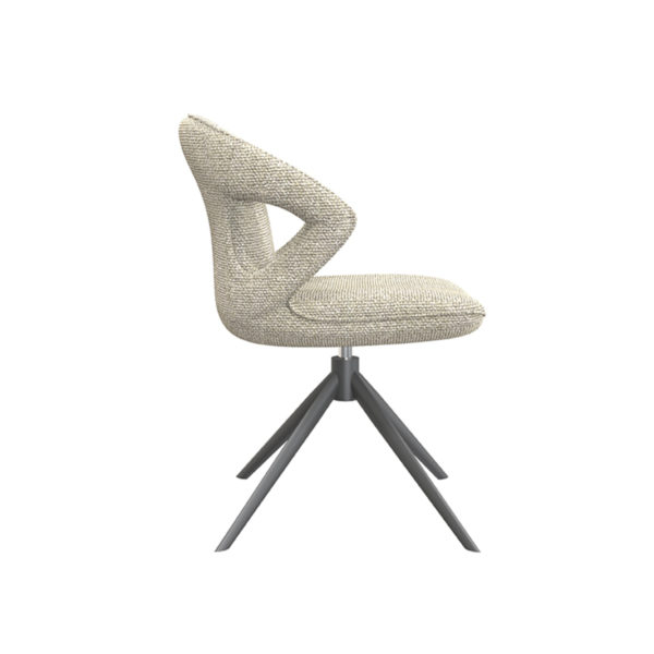 LABEL51 Eetkamerstoel Zurich - Naturel - Boucle - Afbeelding 4