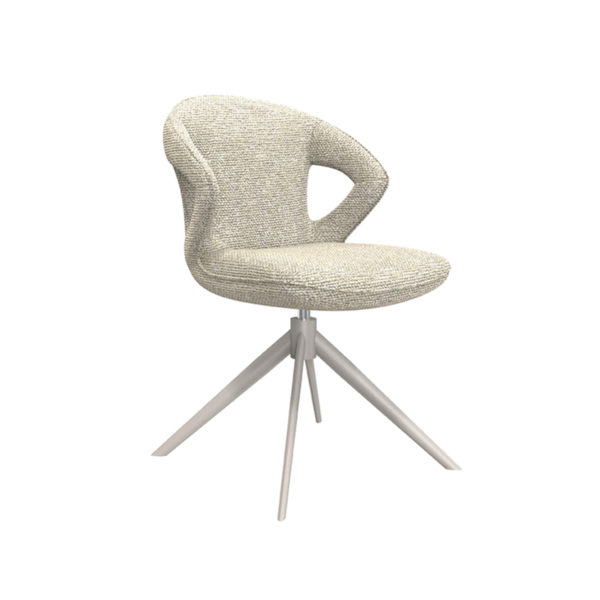 LABEL51 Eetkamerstoel Zurich - Naturel - Boucle - Afbeelding 3