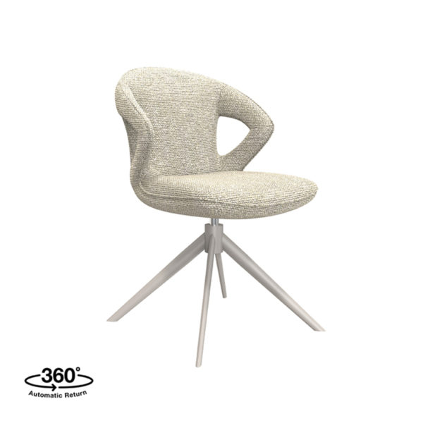 LABEL51 Eetkamerstoel Zurich - Naturel - Boucle - Afbeelding 2