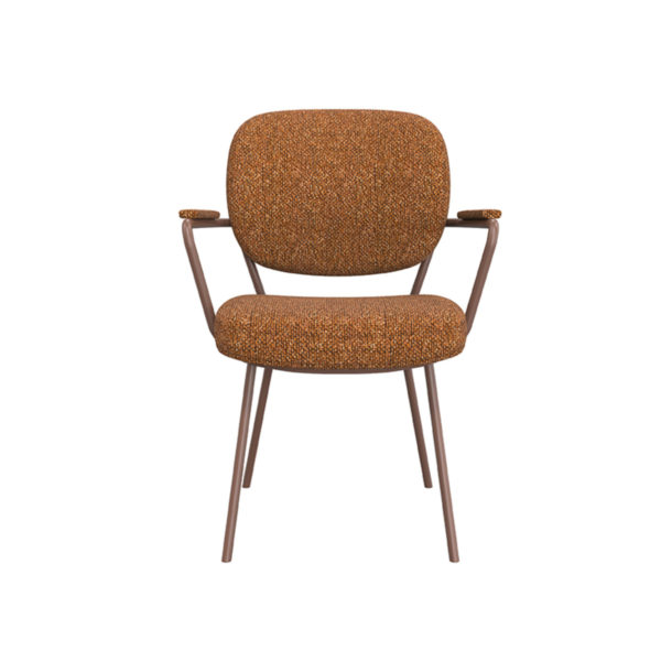 LABEL51 Eetkamerstoel Lausanne - Coral - Boucle - Afbeelding 2