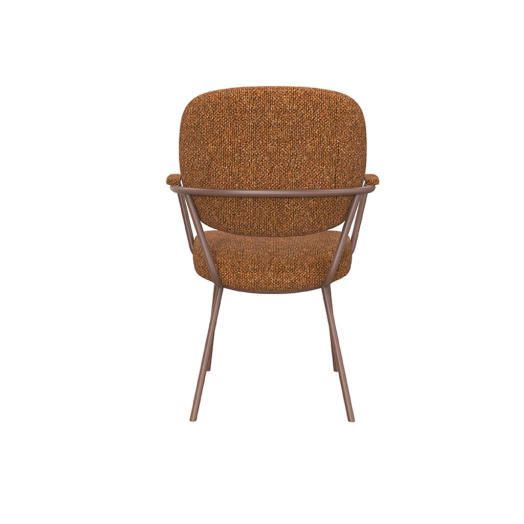 LABEL51 Eetkamerstoel Lausanne - Coral - Boucle - Afbeelding 4