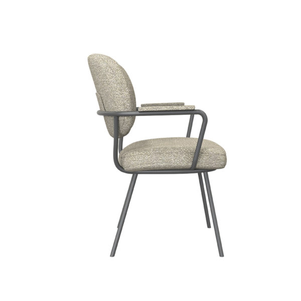 LABEL51 Eetkamerstoel Lausanne - Naturel - Boucle - Afbeelding 3
