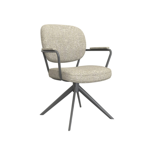 LABEL51 Eetkamerstoel Basel - Naturel - Boucle - Afbeelding 2