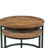 Salontafel 'Goja' 2-delig Mango hout (1c) - Afbeelding 3