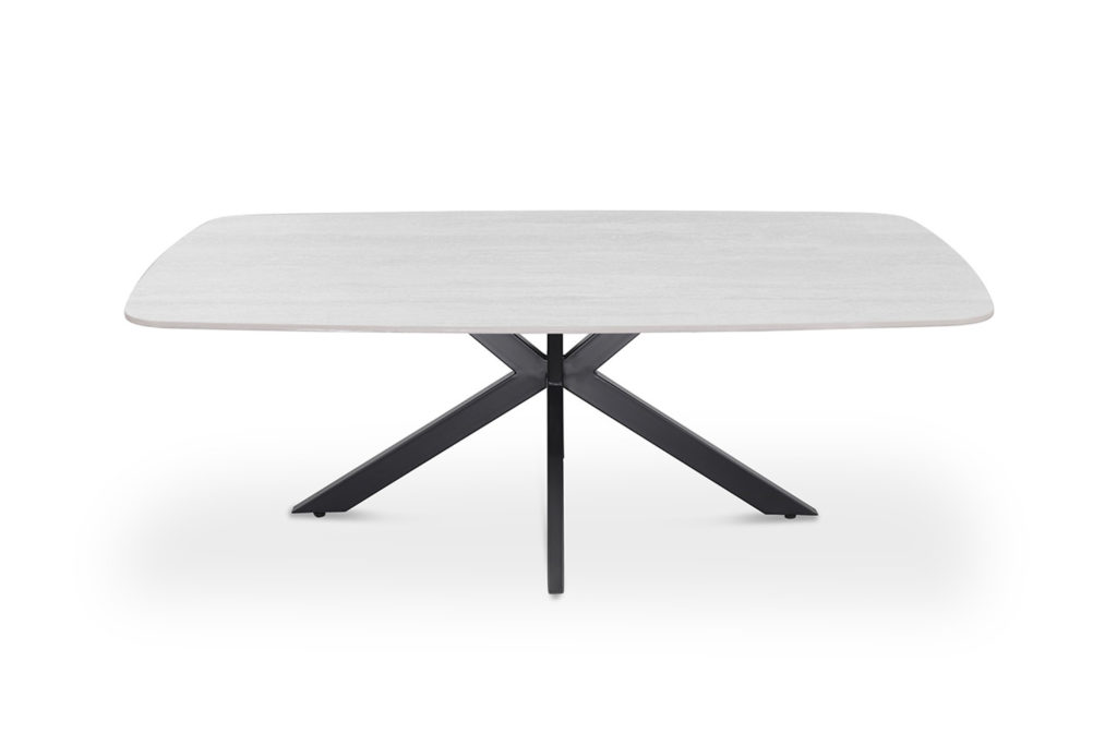 Salontafel 'Apollo' 130 cm Deens Ovaal Steen Baroque Grijs (2c) - Afbeelding 3