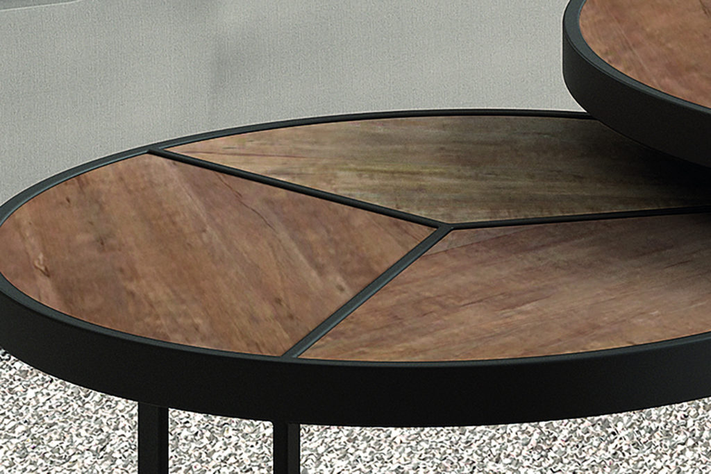 Salontafel 'Laveu' 2-delig Mango hout (1c) - Afbeelding 3