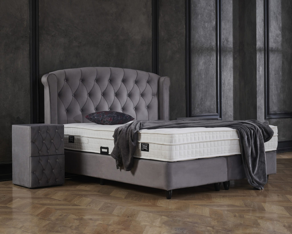 Opbergboxspring Aurora Velvet Antraciet 180x200 - Afbeelding 3
