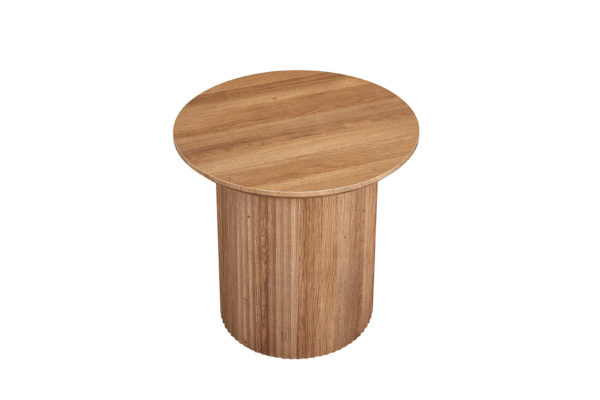 Salontafel 'Lagos' 50 cm Rond Decor Oude eik (2c) - Afbeelding 3