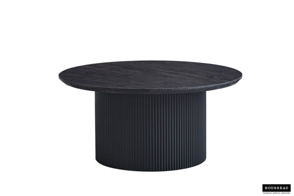 Salontafel 'Lagos' 80 cm Rond Decor Donkerbruin (2c) - Afbeelding 3