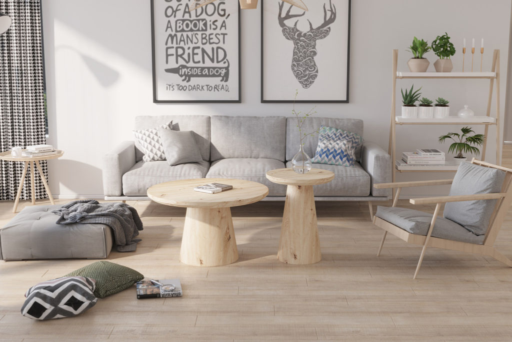 Salontafel 'Lukas' 45 cm Decor Oude eik (2c) - Afbeelding 3