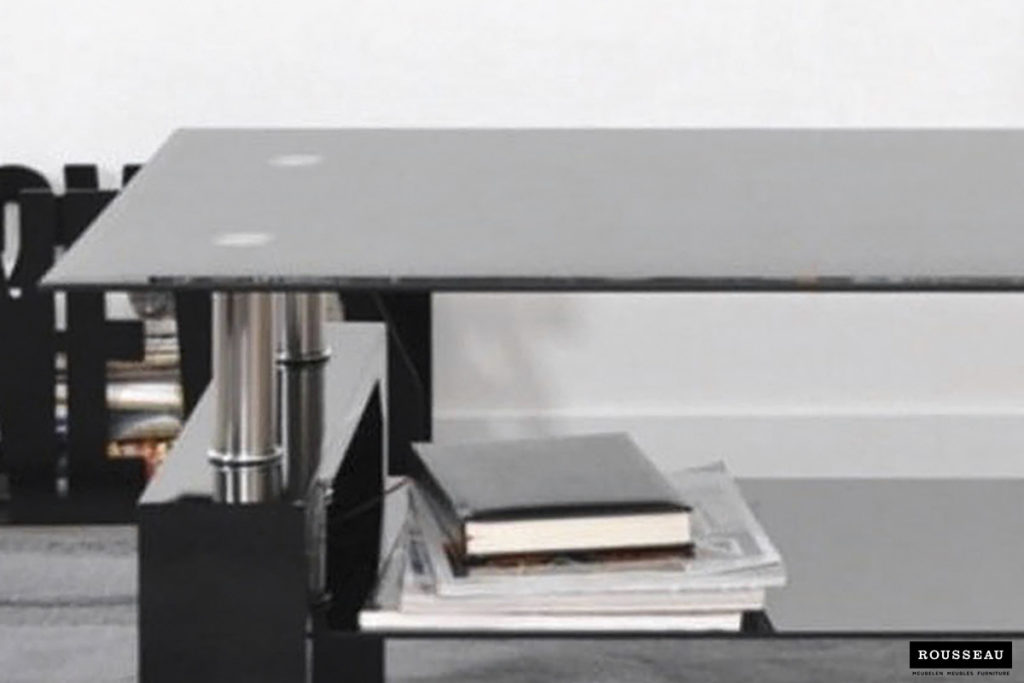 Salontafel 'Alana' Hoogglans zwart (2c) - Afbeelding 3