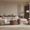 Salontafel 'Victor' Mango hout Lichtbruin (1c) - Afbeelding 3
